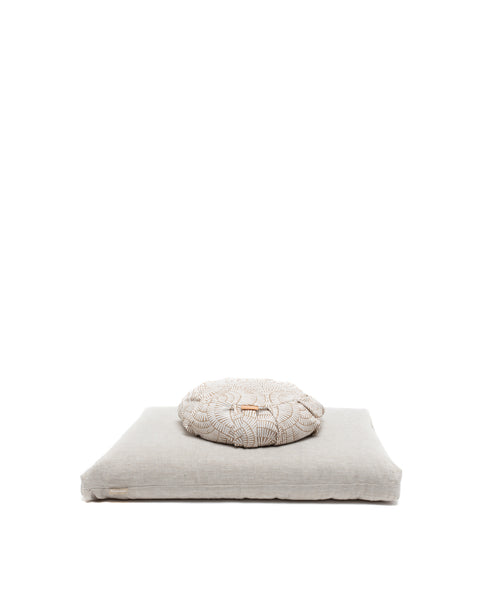 cotton + linen round sit set