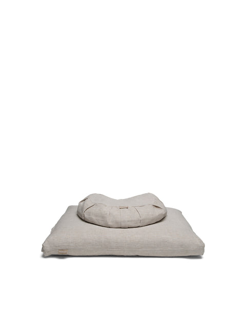 linen halfmoon sit set