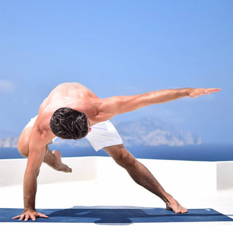 b, mat cork yoga mat - grippy & sustainable – b, halfmoon CA