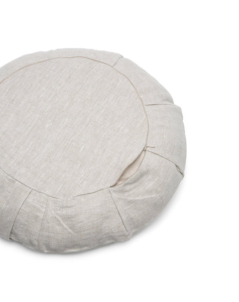 linen-round-meditation-cushion-cover-swatch-natural-linen-1